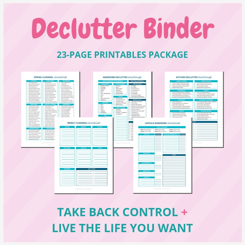 Declutter Binder Printables
