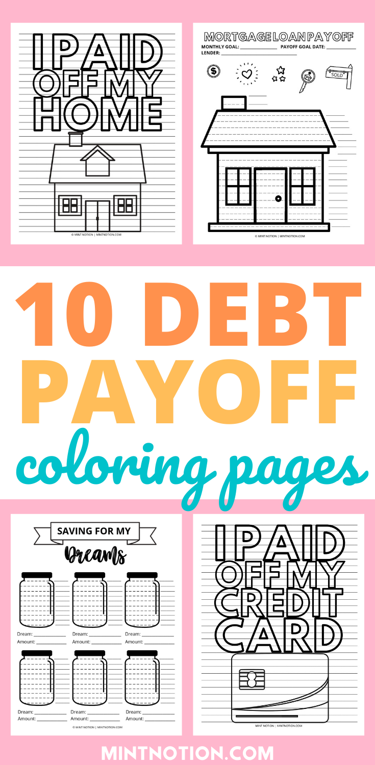 10-savings-and-debt-payoff-coloring-pages-mint-notion
