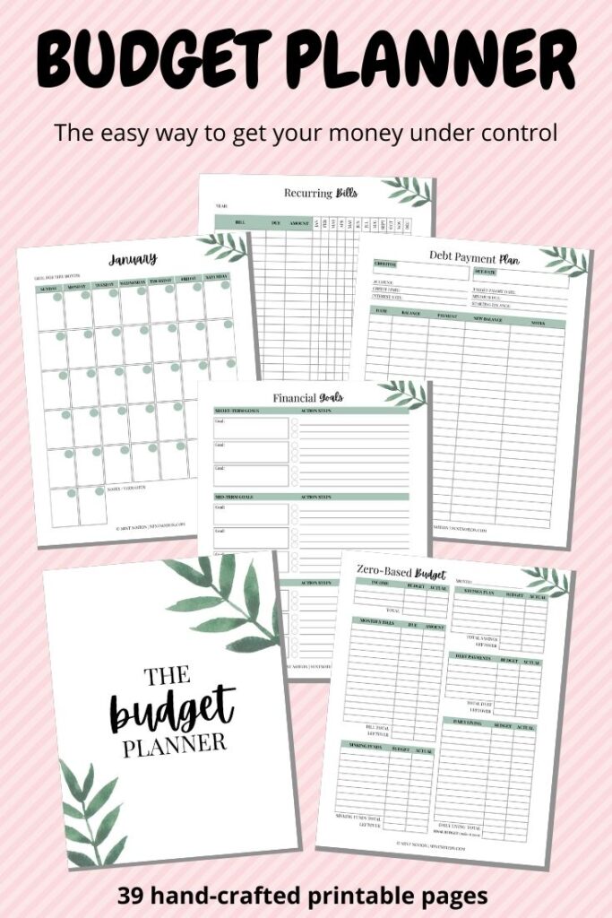 mint budget planner and tracker